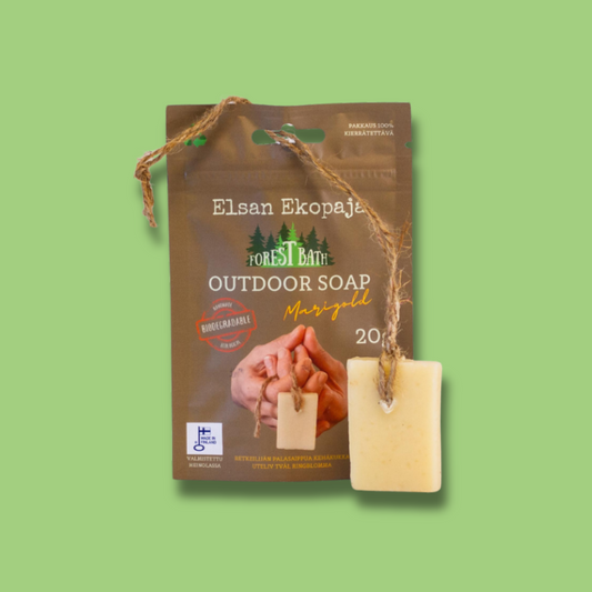 Forest Bath- Outdoor soap Marigold. Kehäkukka -narusaippua